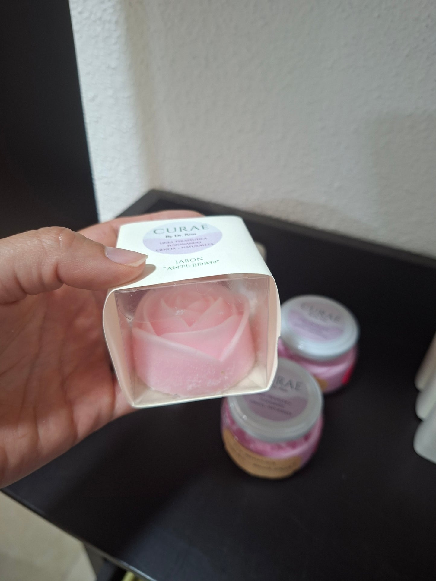 Jabon spa exfoliante rosas