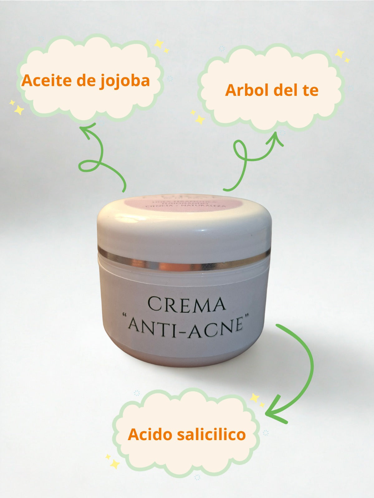Crema facial anti-acne