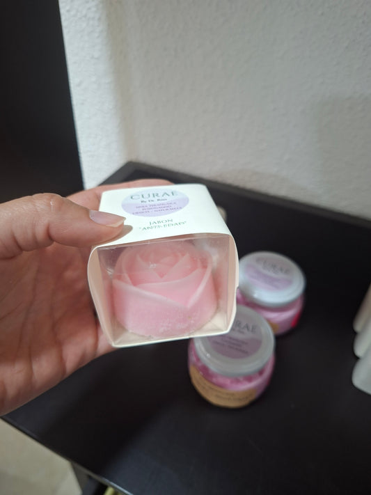 Jabon spa exfoliante rosas